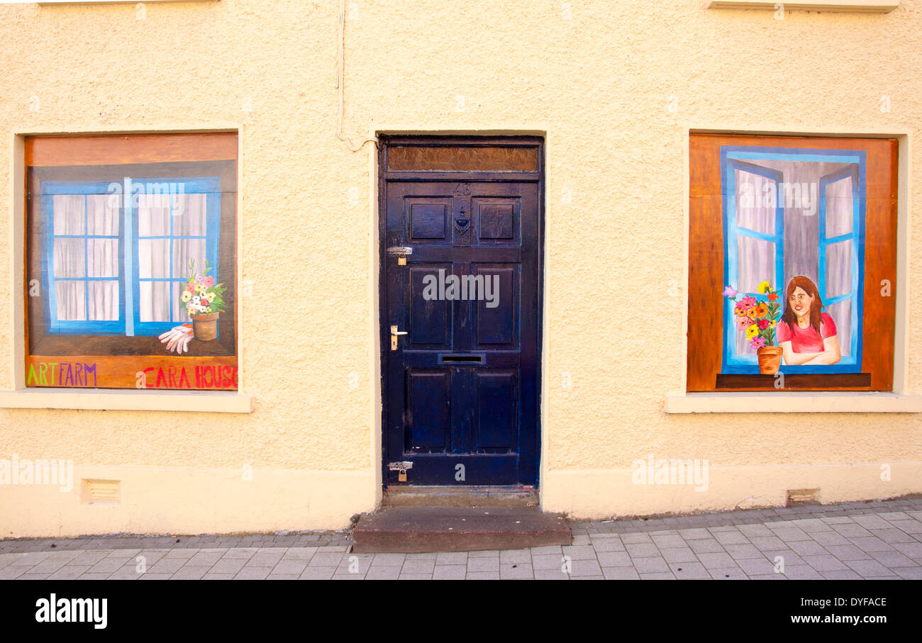 trompe l'oeil in Letterkenny County Donegal Ireland Stock Photo
