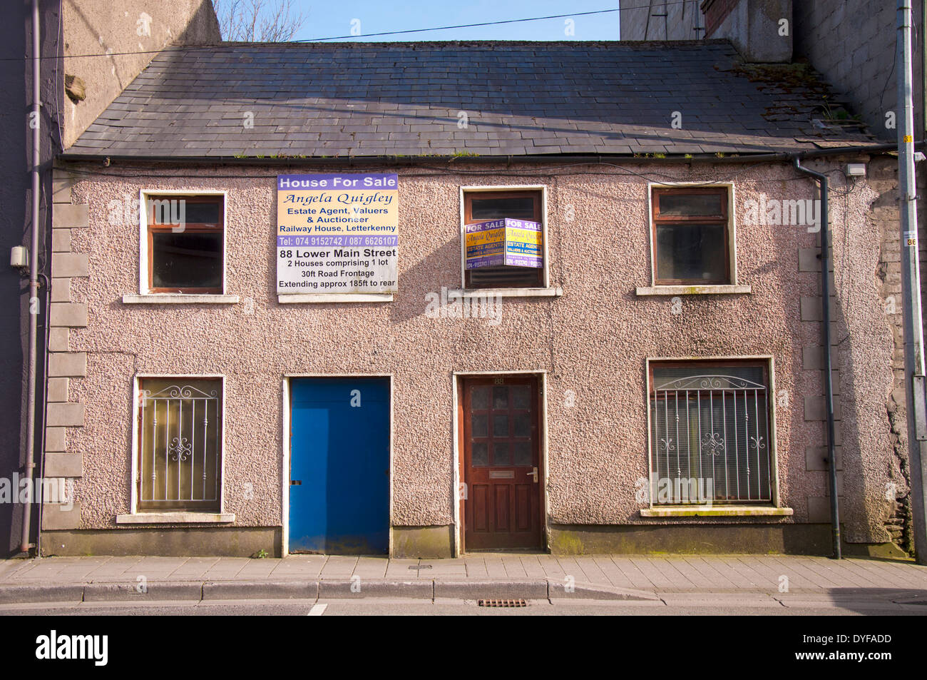 Houses For Sale In Letterkenny County Donegal Ireland Stock Photo