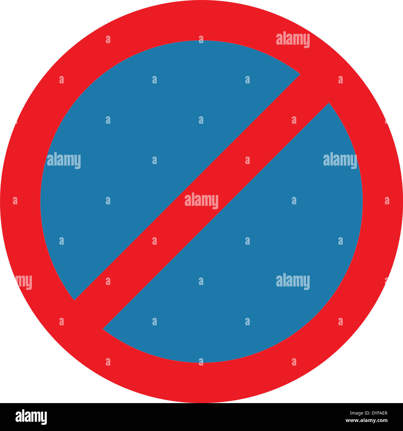 No parking traffic sign Stock Photo - Alamy