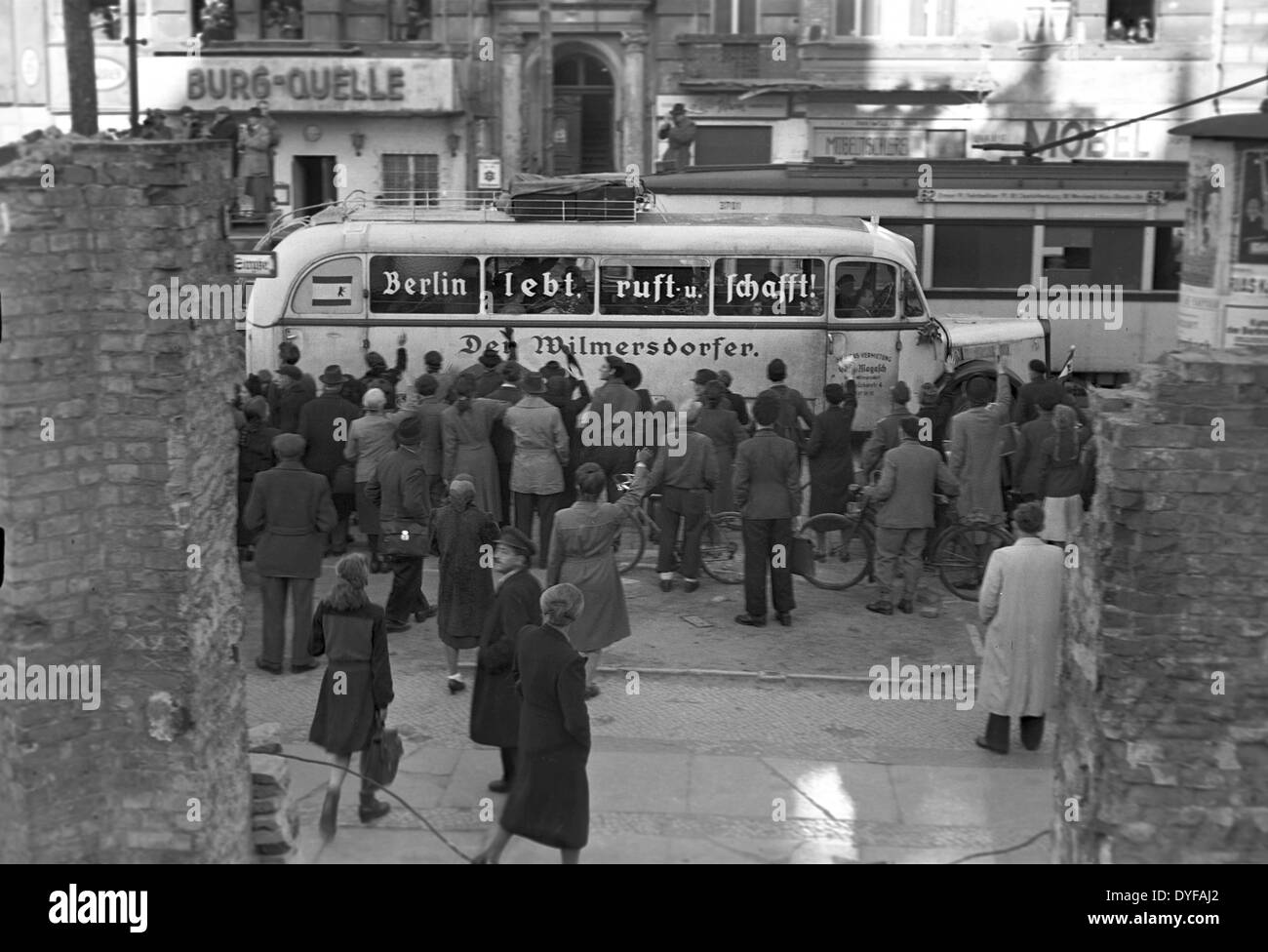 Berlin vintage bus germany hi-res stock photography and images - Alamy