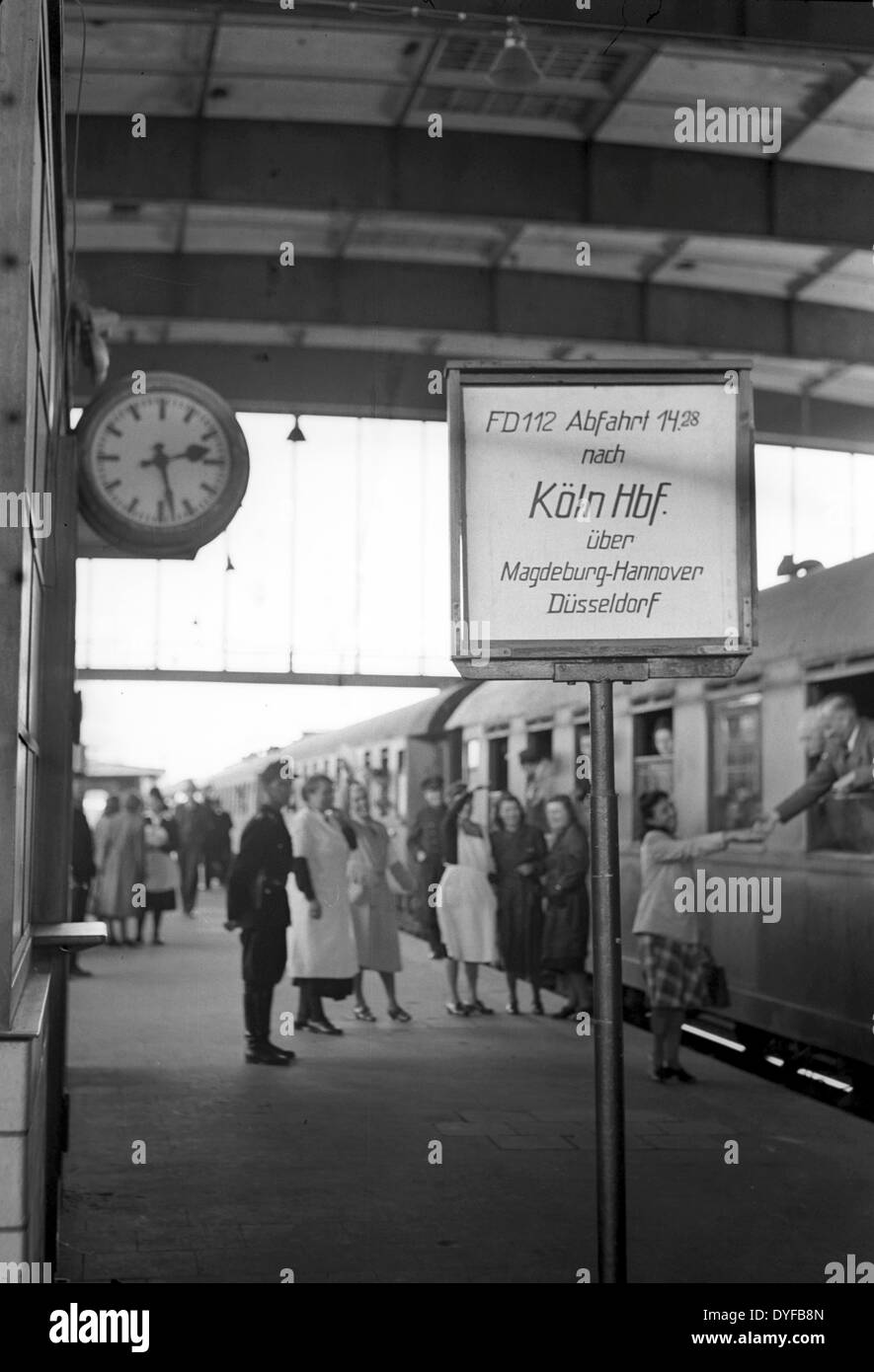 After The Lifting Of The Berlin Blockade On 12 May 1949 Stock