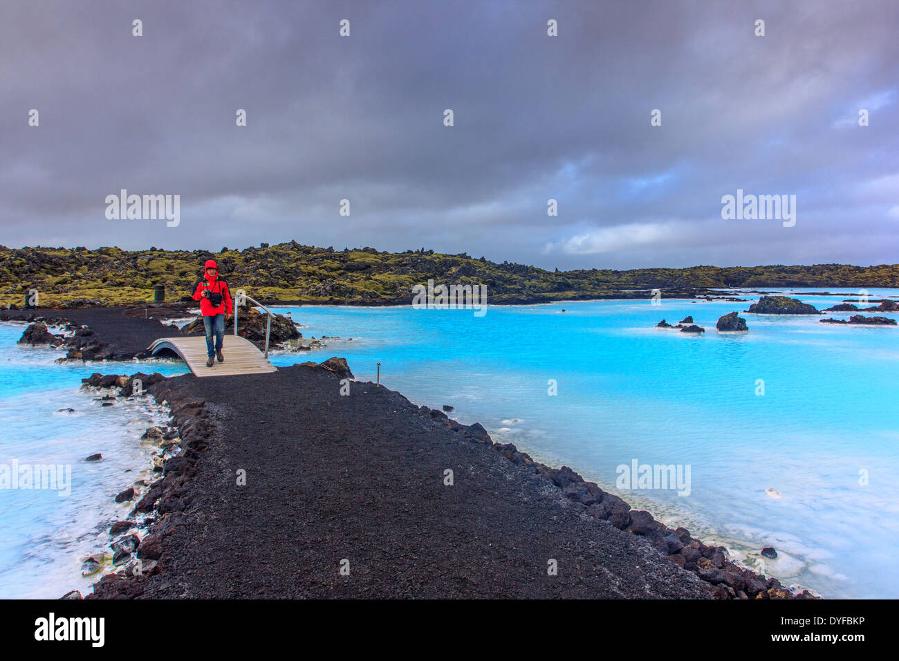Blue lagoon Stock Photo