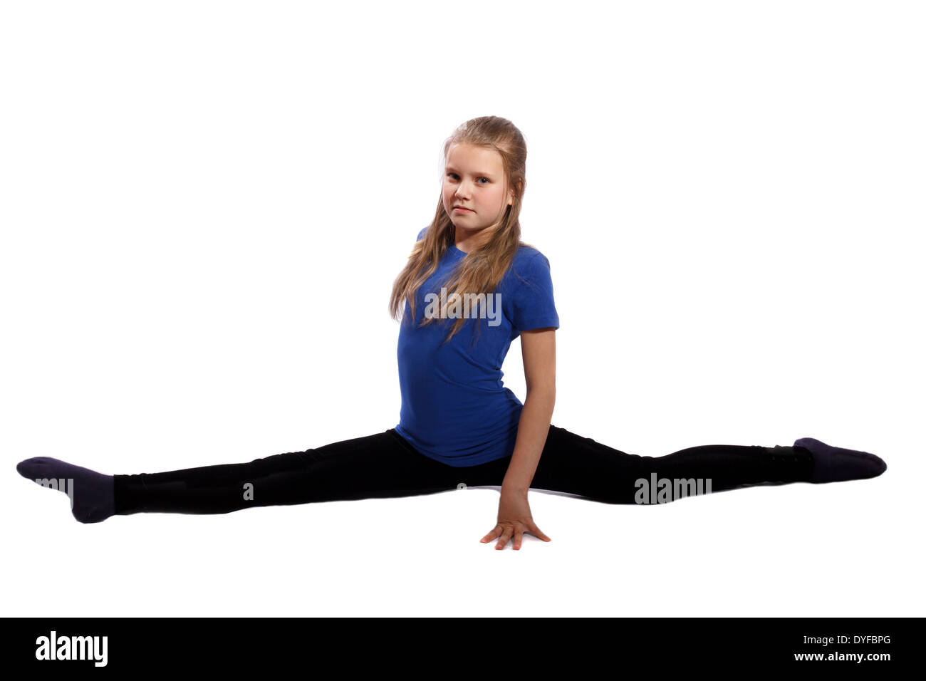 Young girl doing splits on hi-res stock photography and images - Alamy