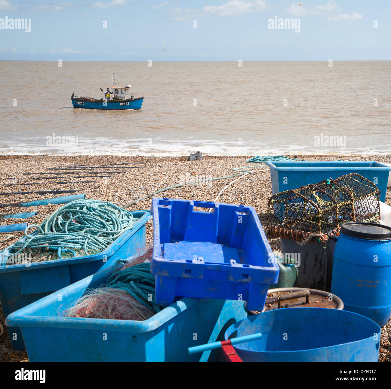 Small inshore fishing boat hi-res stock photography and images - Alamy