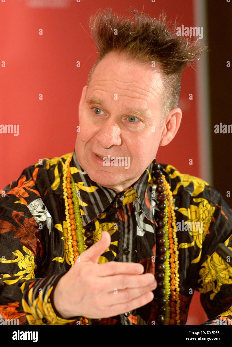 Director Peter Sellars, seen on Monday, April 14, 2014, in Baden-Baden, Germany Stock Photo