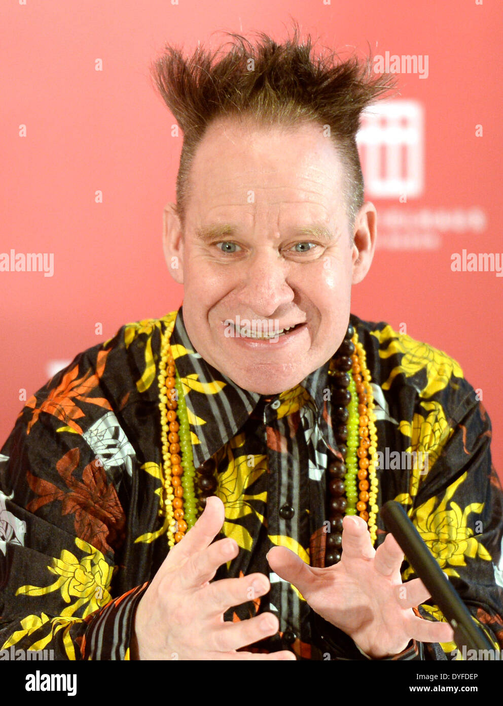 Director Peter Sellars, seen on Monday, April 14, 2014, in Baden-Baden, Germany Stock Photo