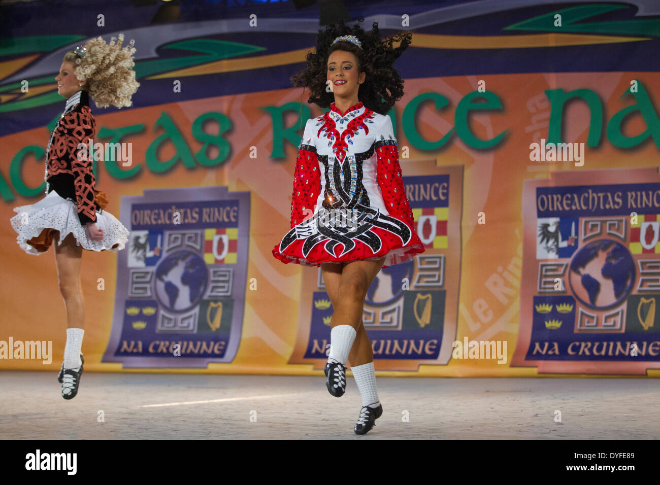 London, UK. 14th April 2014. 13 20 April 2014, World Irish Dancing