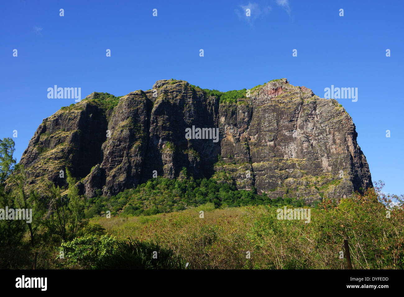 Le Morne Brabant, Unesco Heritage site, Island Mauritius Stock Photo