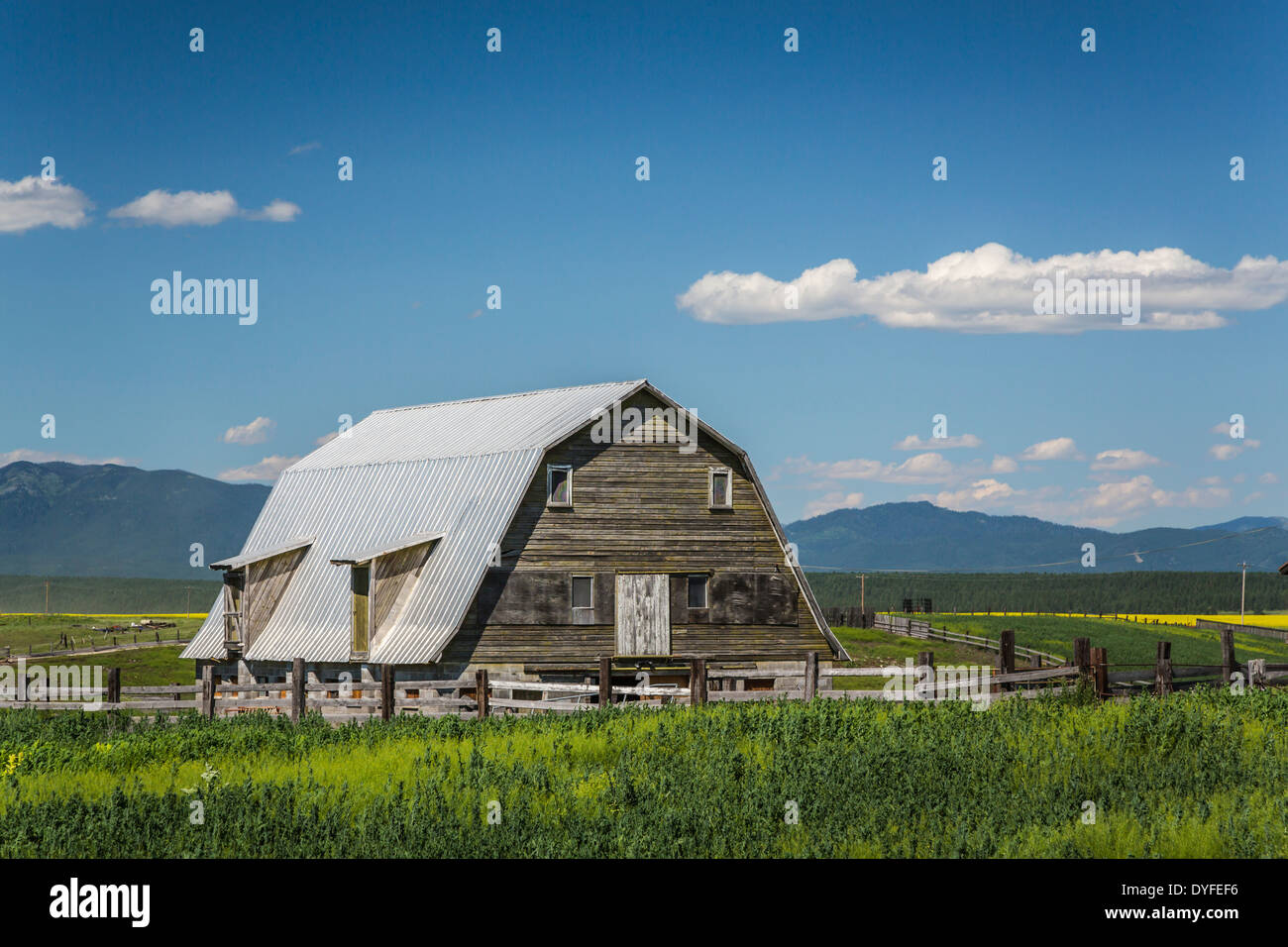 Montana farm hires stock photography and images Alamy