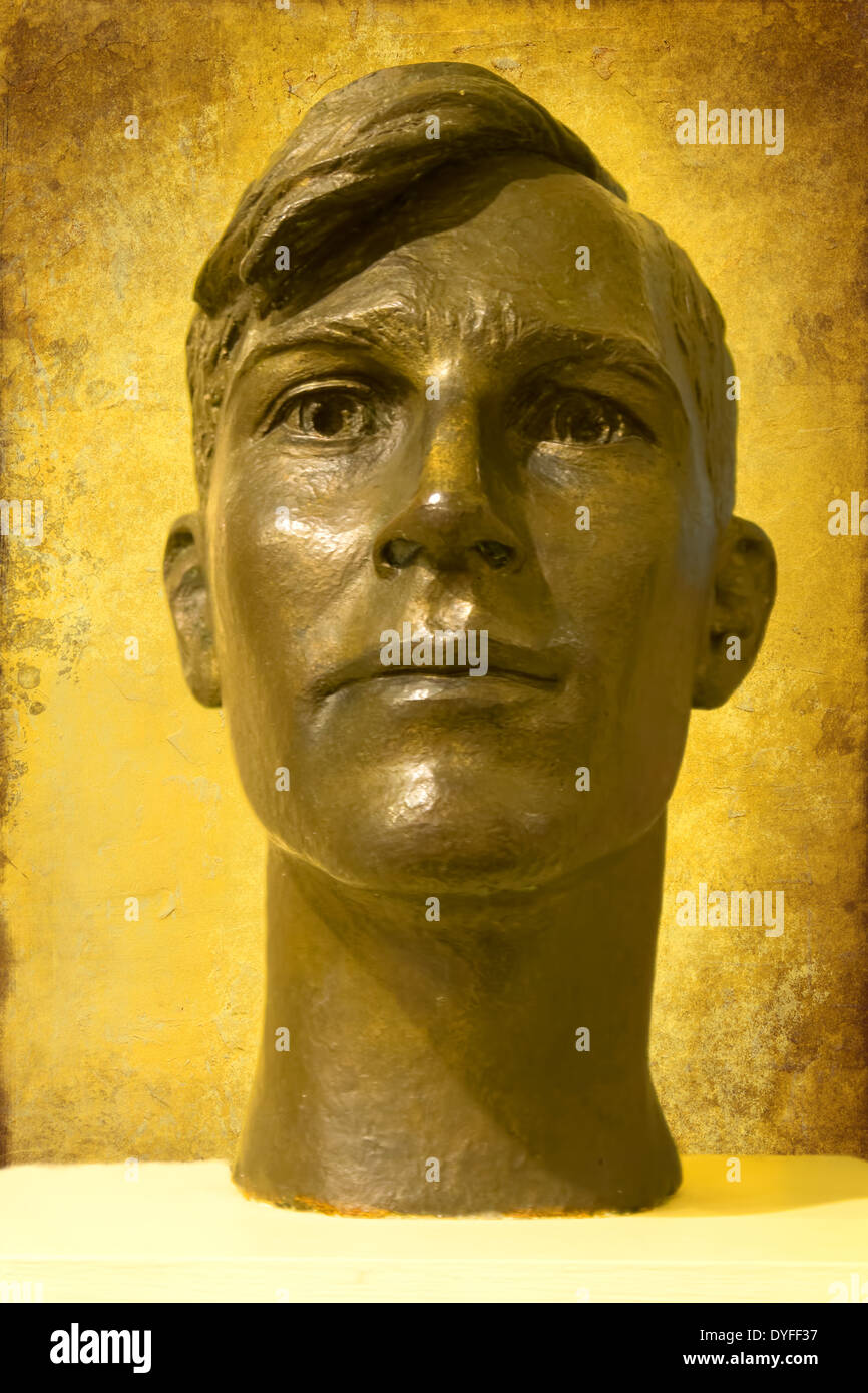 Bust of Sir Roger Bannister Stock Photo