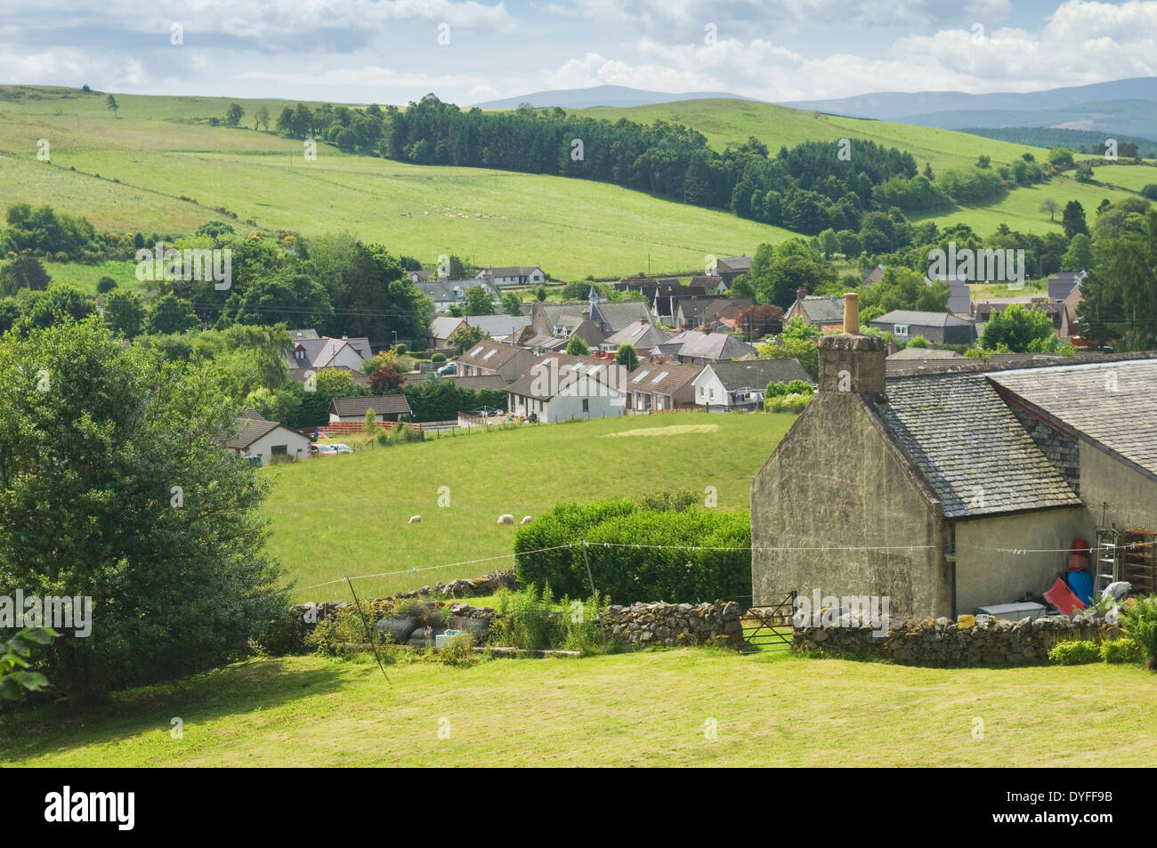 Lumphanan village in Aberdeenshire, Scotland Stock Photo Alamy