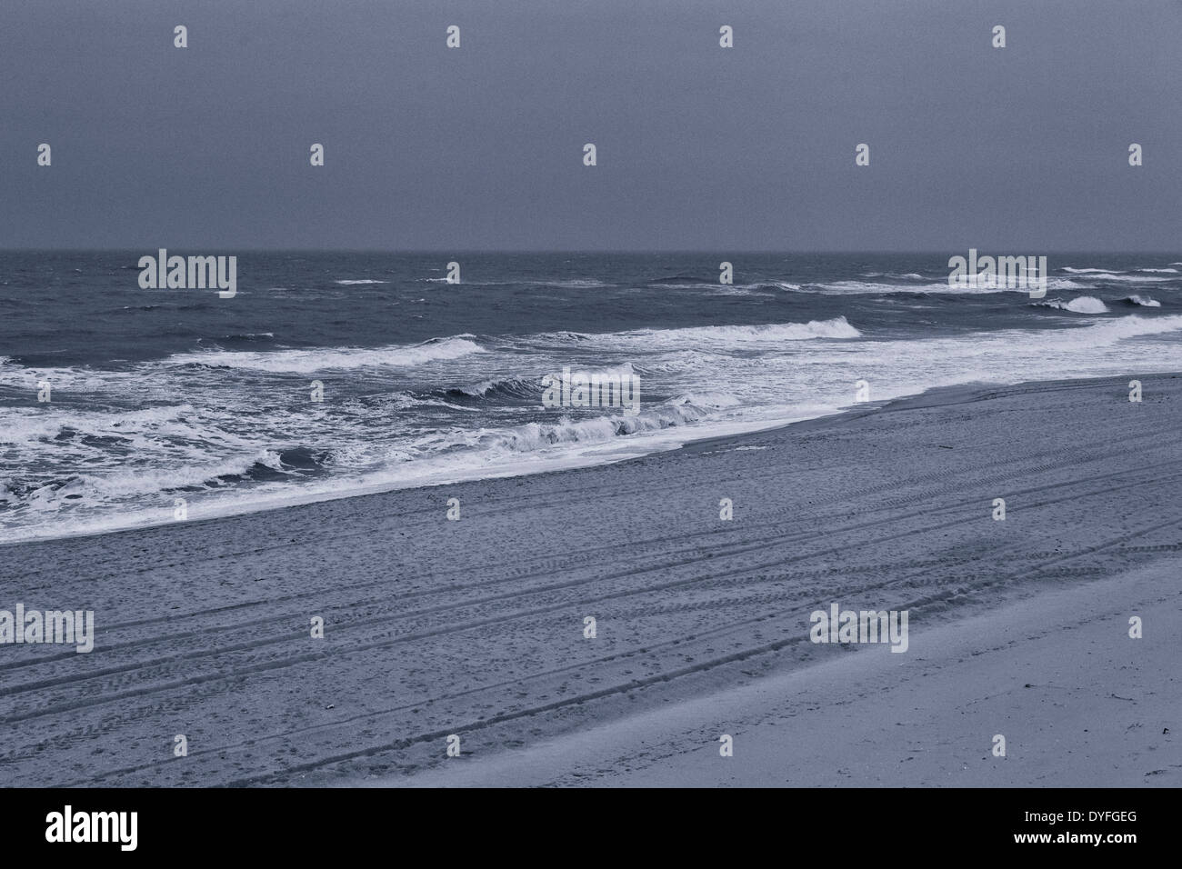 On the beach of Rantum, island of Sylt, Germany Stock Photo