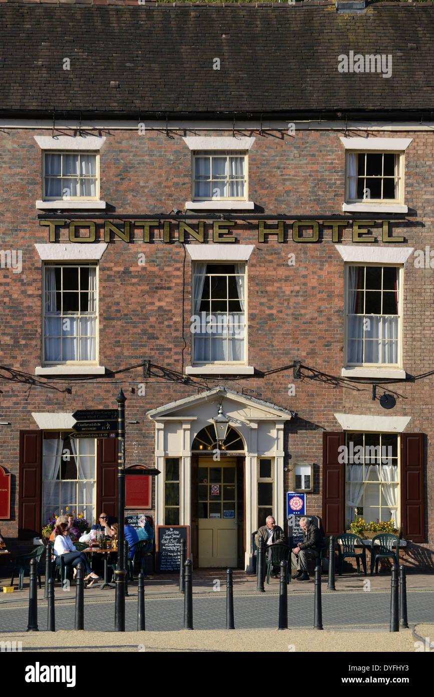 Tontine Hotel in Ironbridge Uk Stock Photo