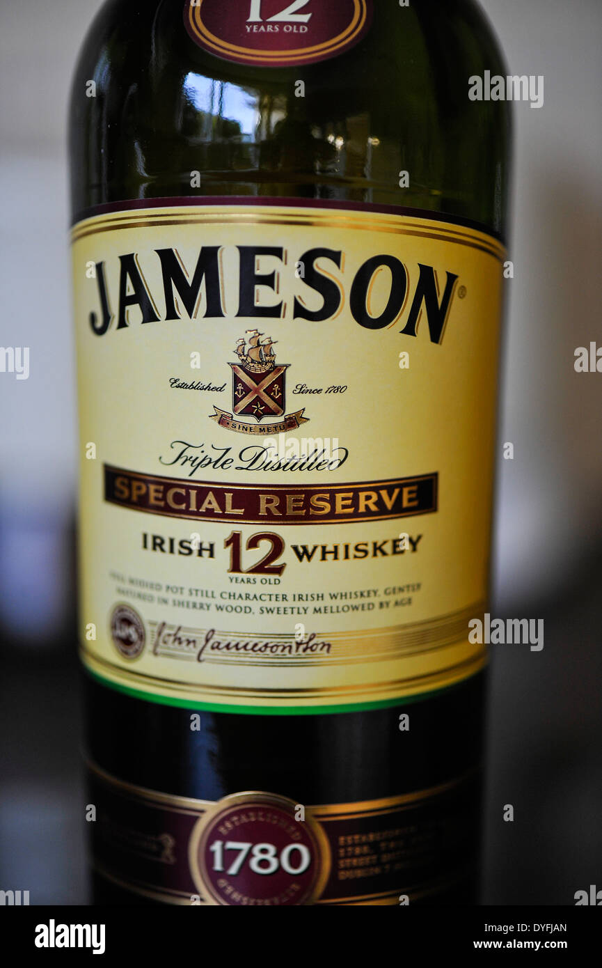 Jameson Special Reserve Triple Distilled Irish whiskey 12 years old Stock Photo Alamy