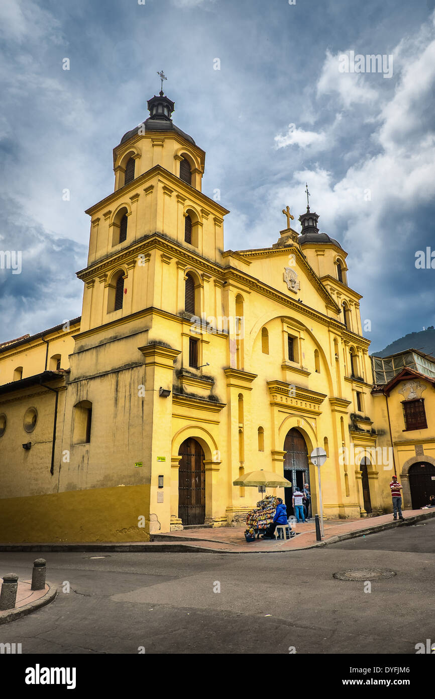 La Candelaria Church Bogota Stock Photo - Alamy