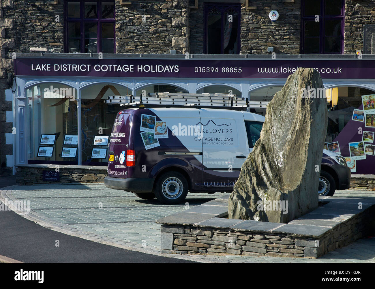 Shop Front And Van For Lake District Holiday Cottages In