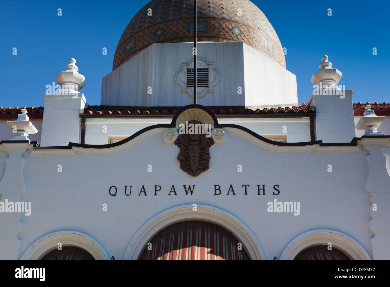 USA, Arkansas, Hot Springs, Bathhouse Row, Quapaw Baths Bathhouse Stock Photo Alamy