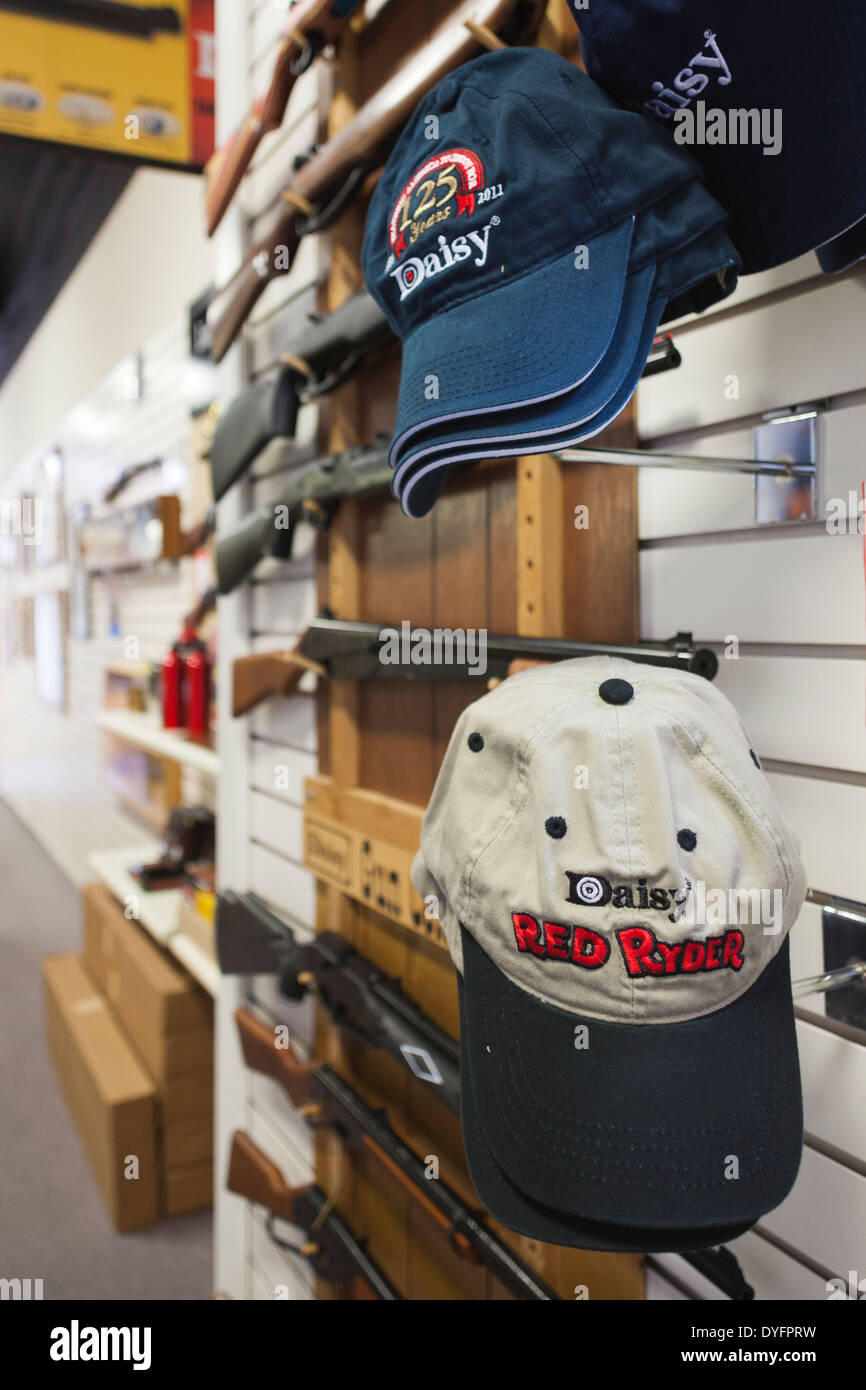 USA, Arkansas, Rogers, The Rogers Daisy Air Gun Museum, Daisy souvenirs