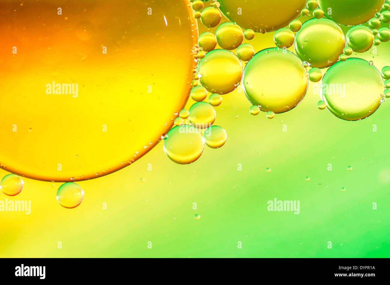 Abstract Sun Bubbles Stock Photo