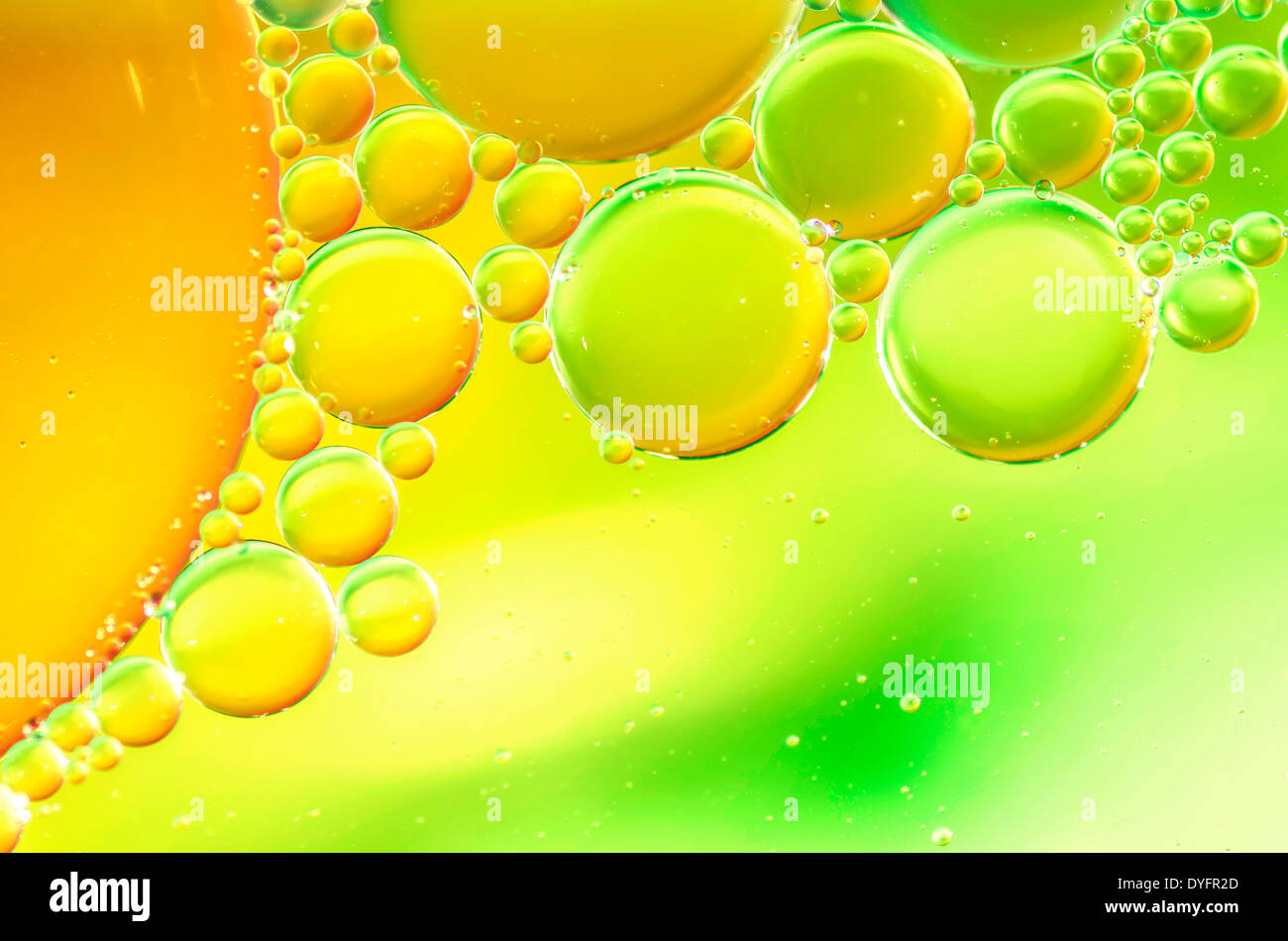 Abstract Bubbles Close Up Stock Photo
