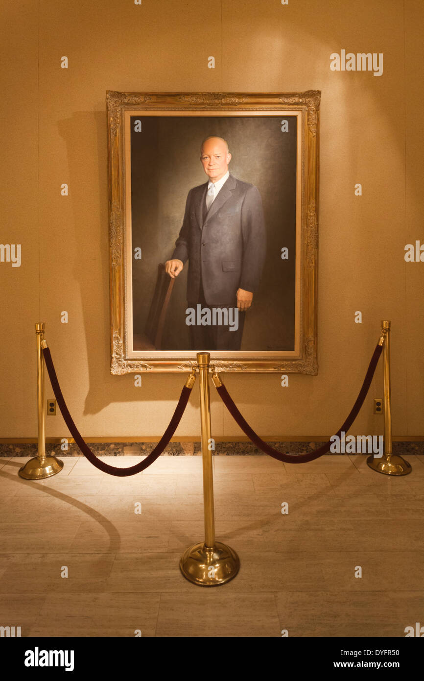 USA, Kansas, Abilene, Eisenhower Presidential Library area, site