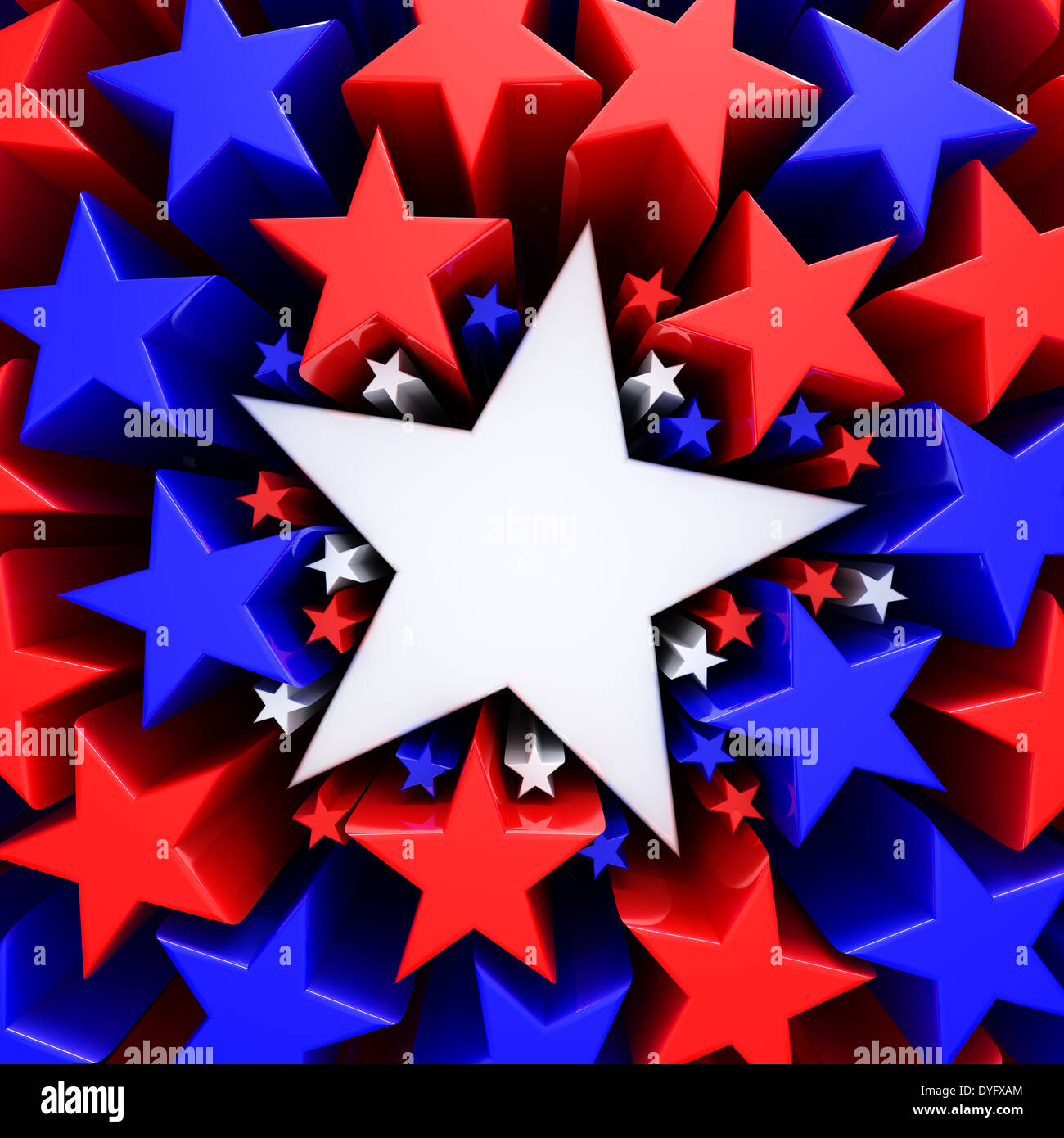 Red, white and blue stars Stock Photo Alamy
