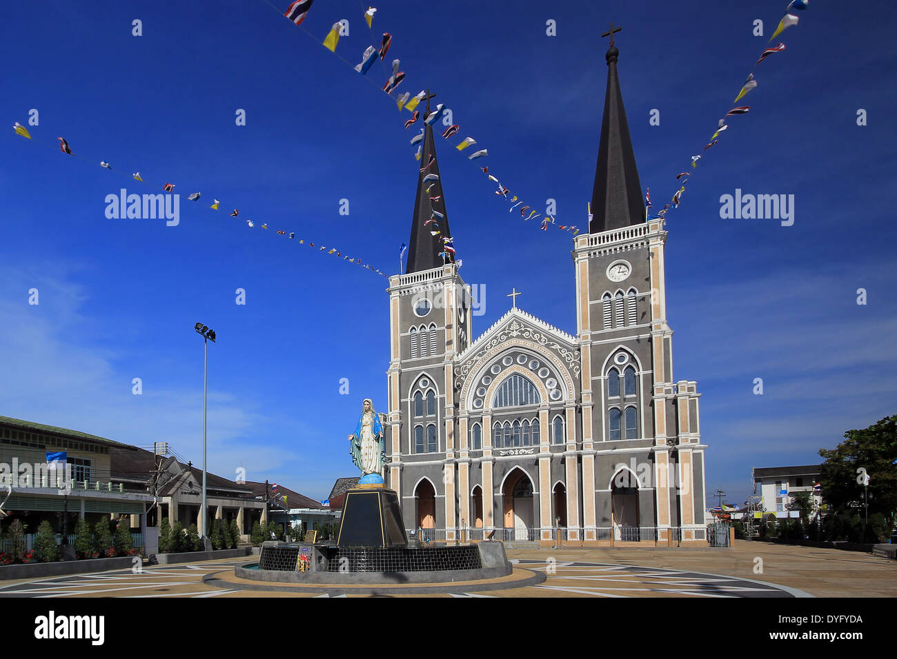 Church with beautiful sky background Stock Photo - Alamy
