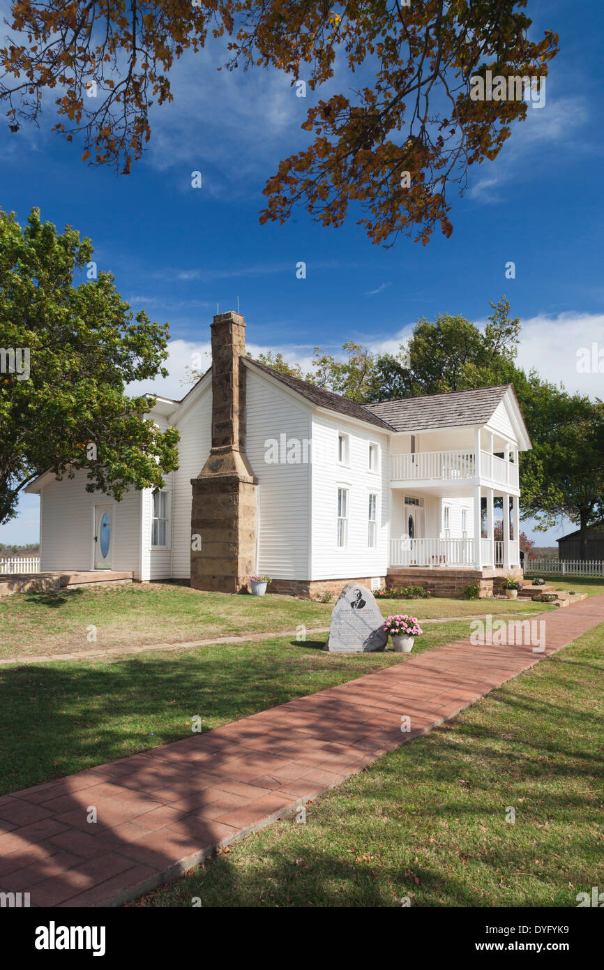 USA, Oklahoma, Oologah, Will Rogers birthplace Stock Photo