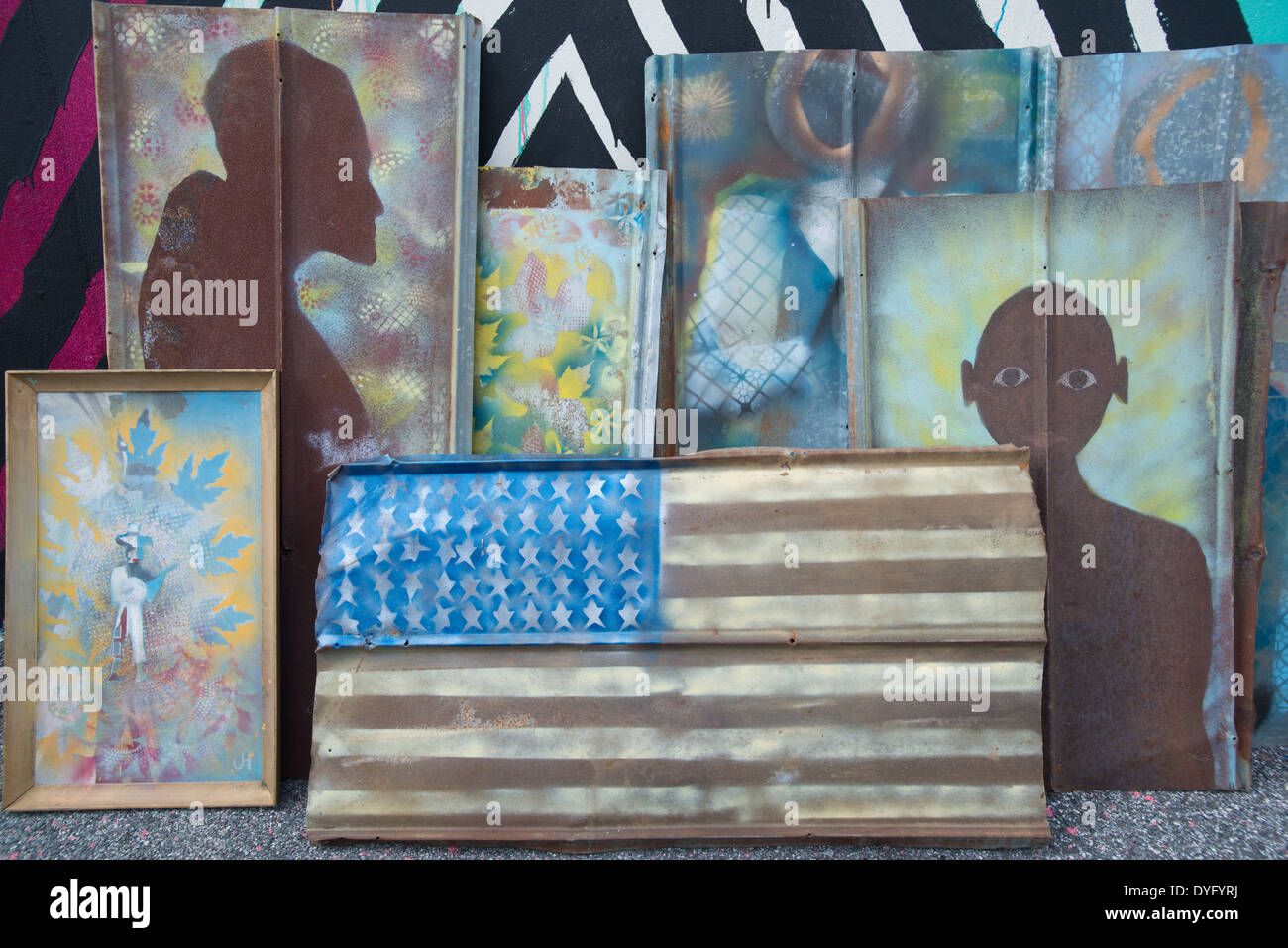 Folk art Artscape 2013 Stock Photo