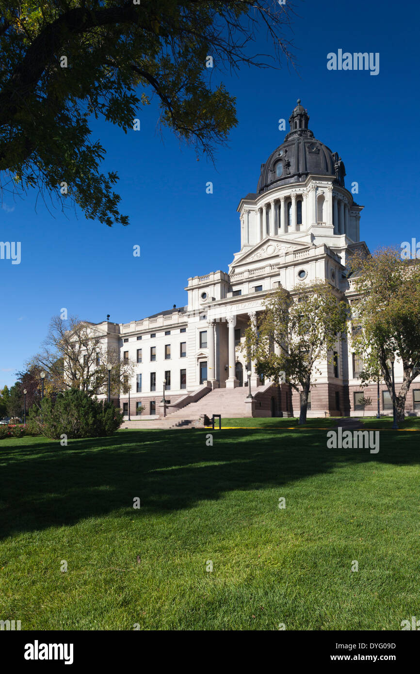 USA, South Dakota, Pierre, South Dakota State Capitol exterior Stock Photo