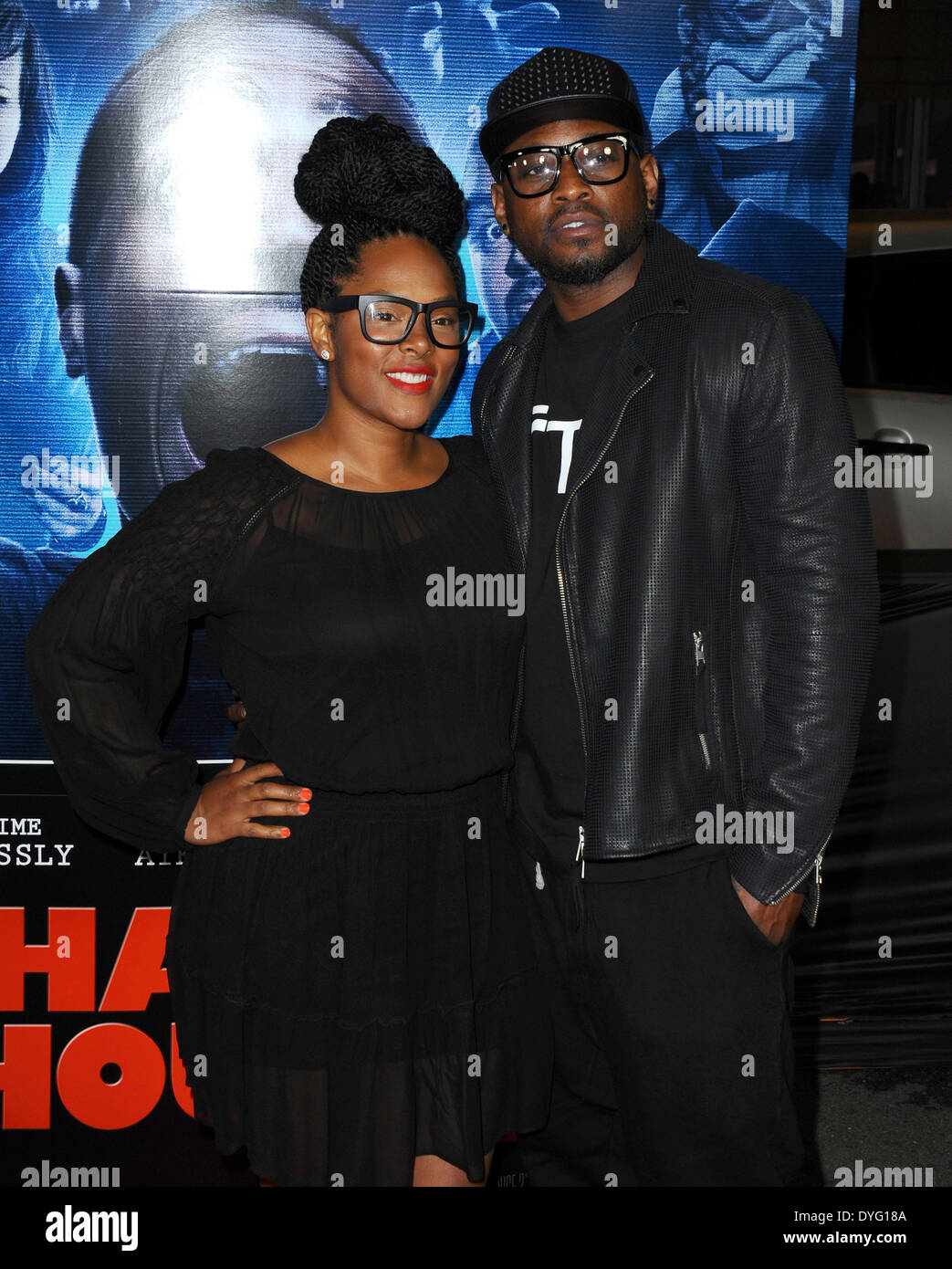 Los Angeles, California, USA. 16th Apr, 2014. Omar Epps, Keisha Epps attending the Los Angeles Premiere of ''A Haunted House 2'' held at the Regal Cinemas at L.A. Live in Los Angeles, California on April 16, 2014. 2014 Credit:  D. Long/Globe Photos/ZUMAPRESS.com/Alamy Live News Stock Photo