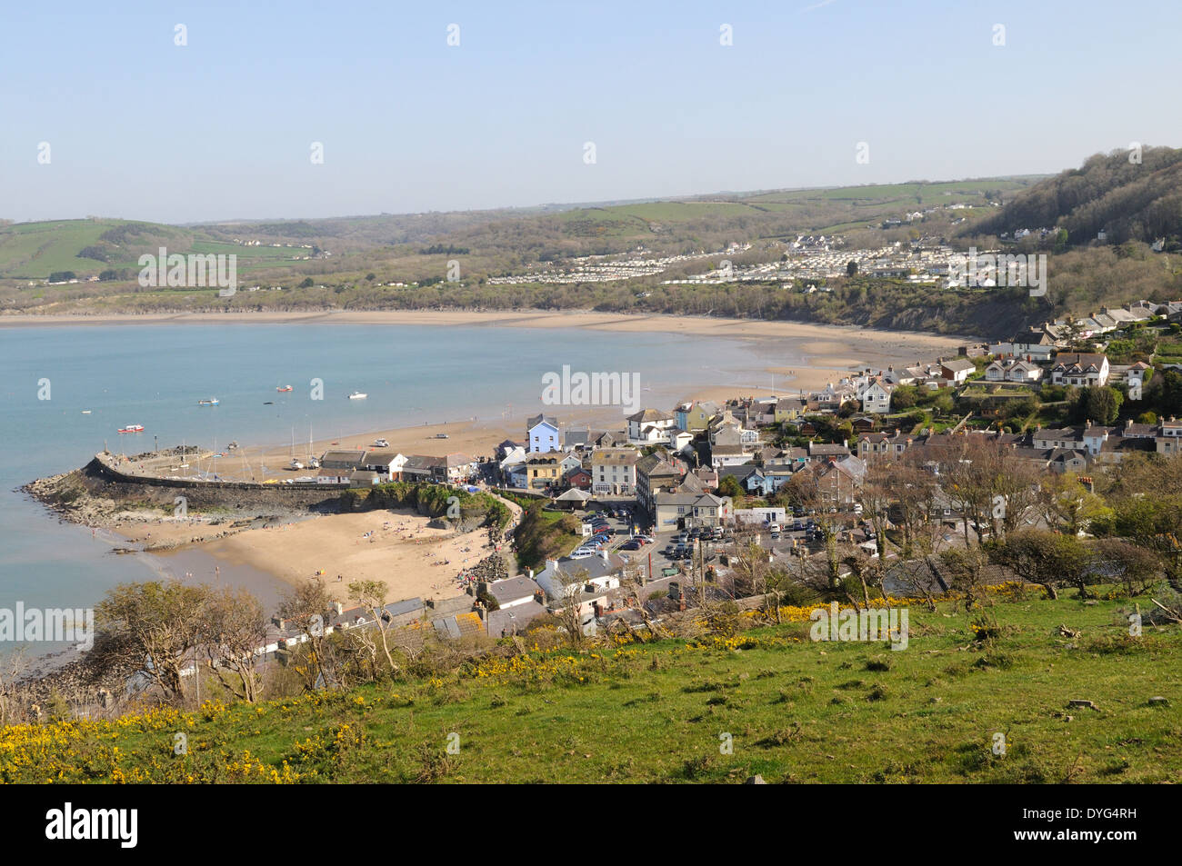 New Quay Ceredigion Wales Cymru UK GB Stock Photo Alamy