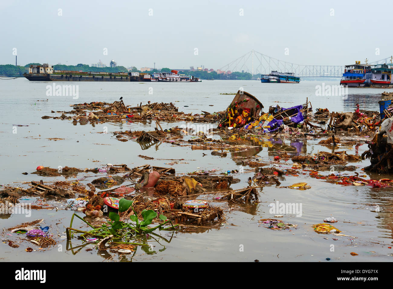 India, West Bengal, Kolkata, Calcutta, at the end of Durga Puja the