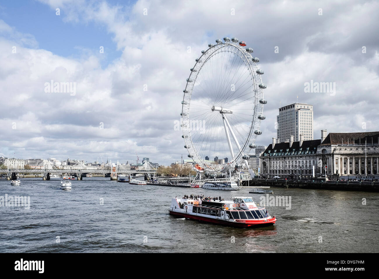 The River Thames. Stock Photo