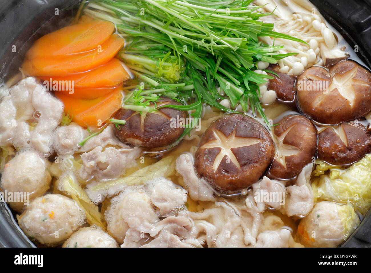 Japanese style casserole Stock Photo Alamy