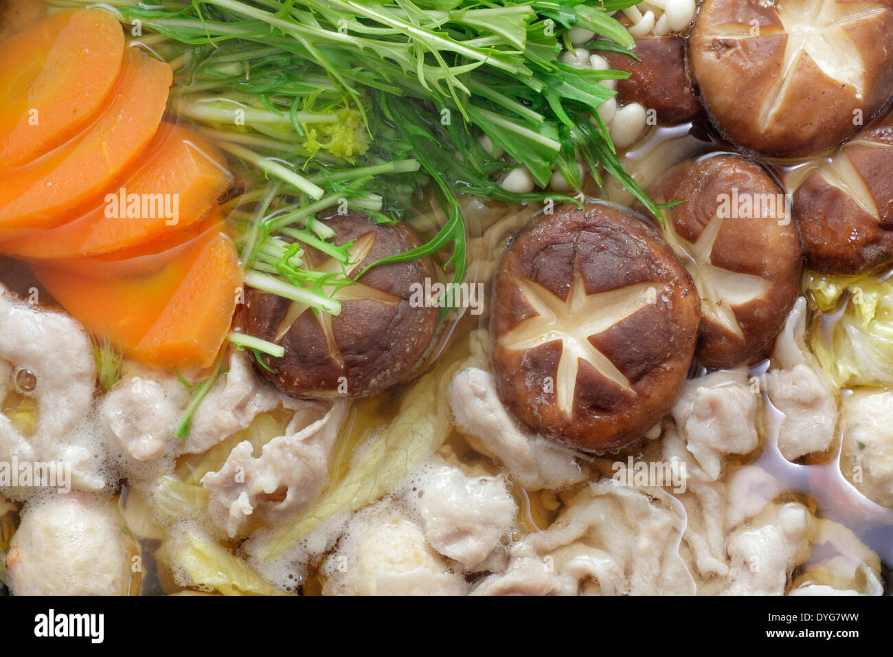 Japanese style casserole Stock Photo Alamy