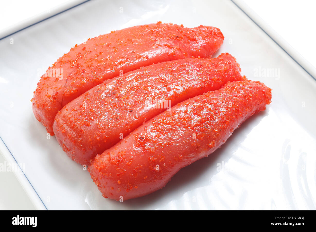 Marinated Pollock Roe Stock Photo Alamy