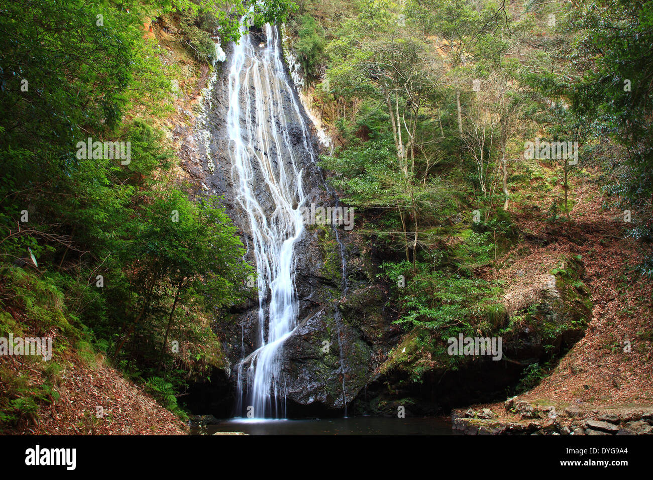 Kin Waterfall, Kyoto, Japan Stock Photo