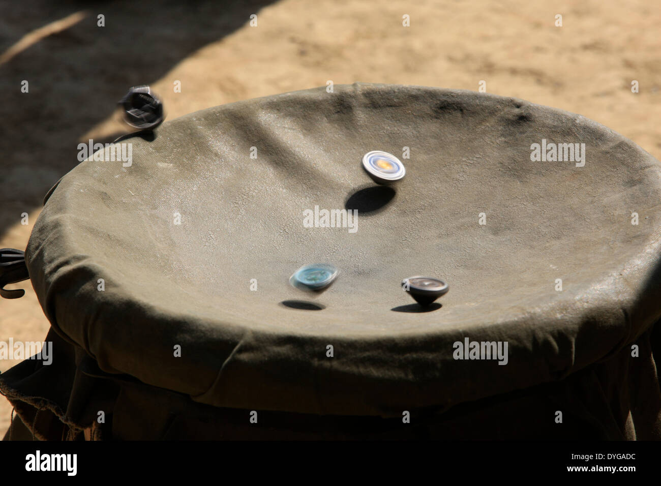 Japanese Spinning Top Game Stock Photo - Alamy