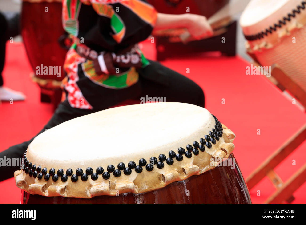 Japanese Taiko Drums Stock Photo Alamy