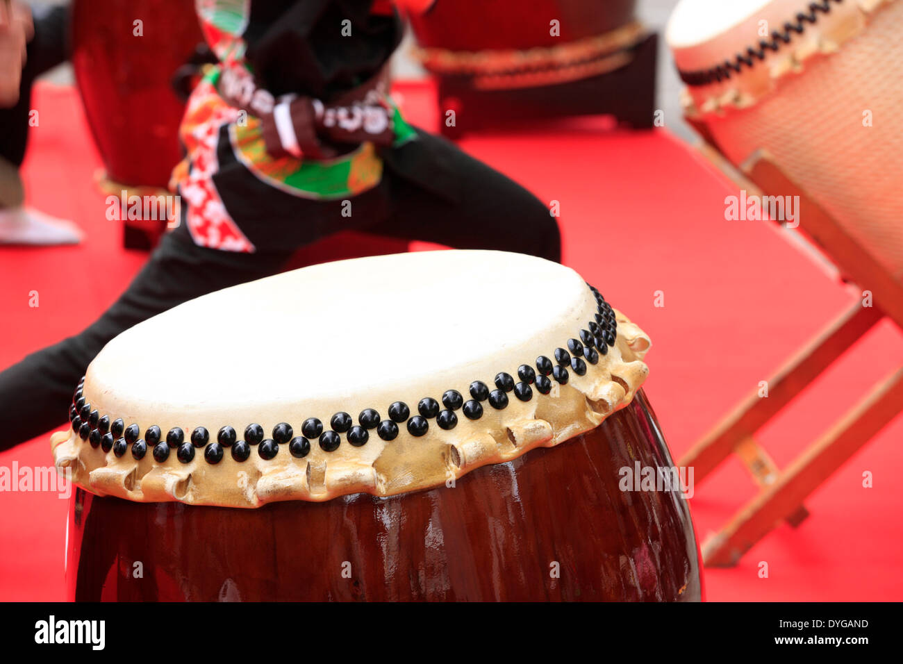 Japanese Taiko Drums Stock Photo Alamy