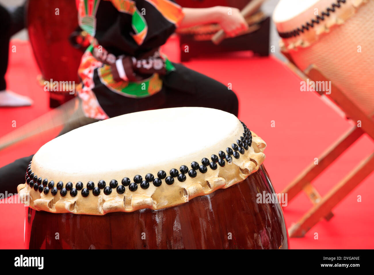 Japanese Taiko Drums Stock Photo Alamy