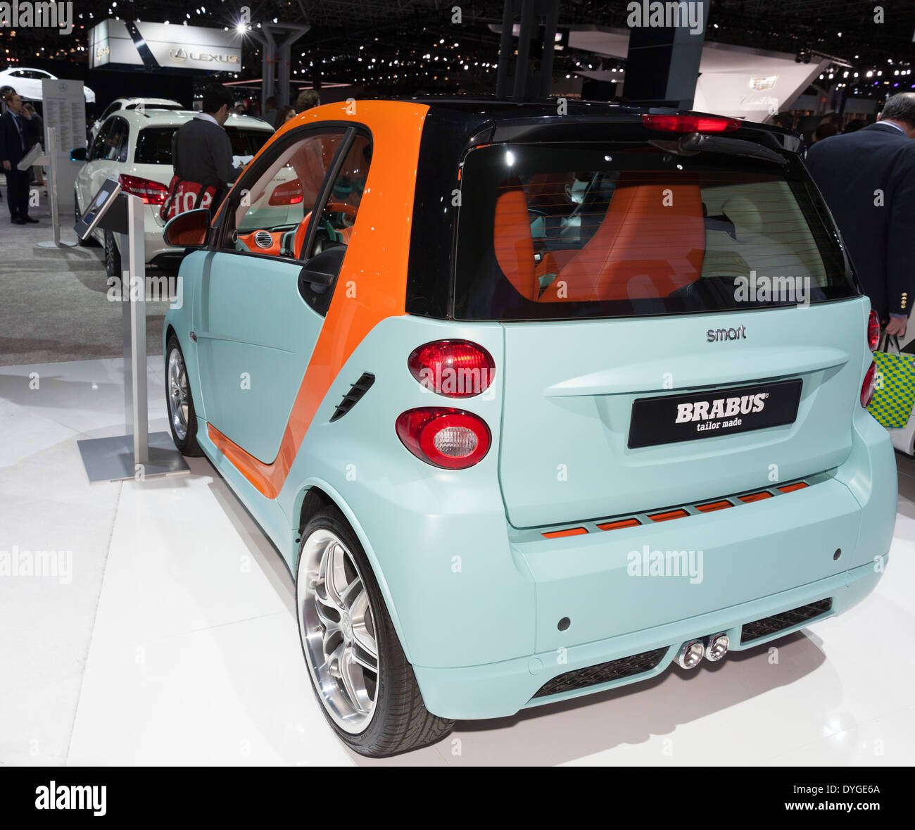 Exterior design of Smart car edition 2015 on display at New York ...