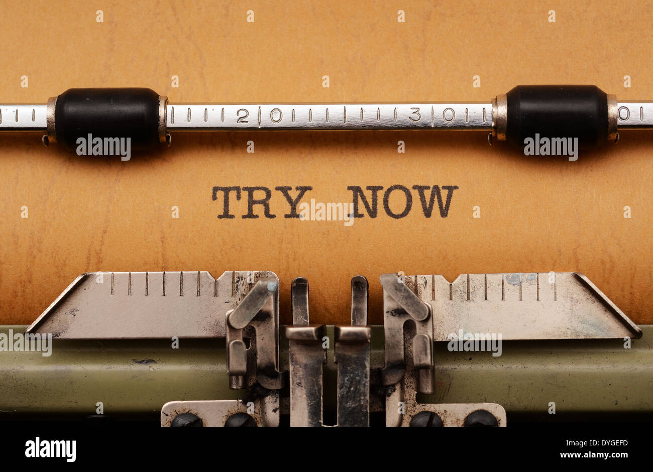 Try now text on hi res stock photography and images Alamy