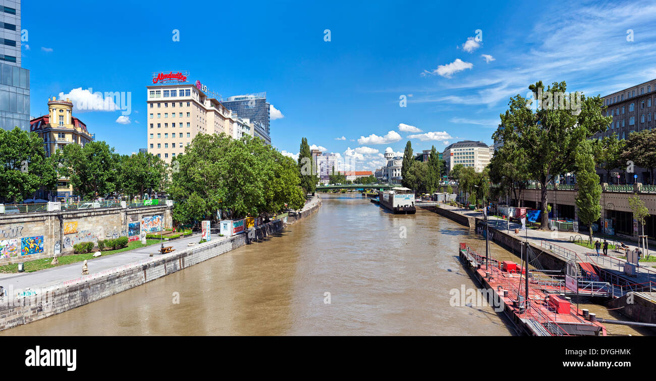Danube Canal of Vienna Stock Photo
