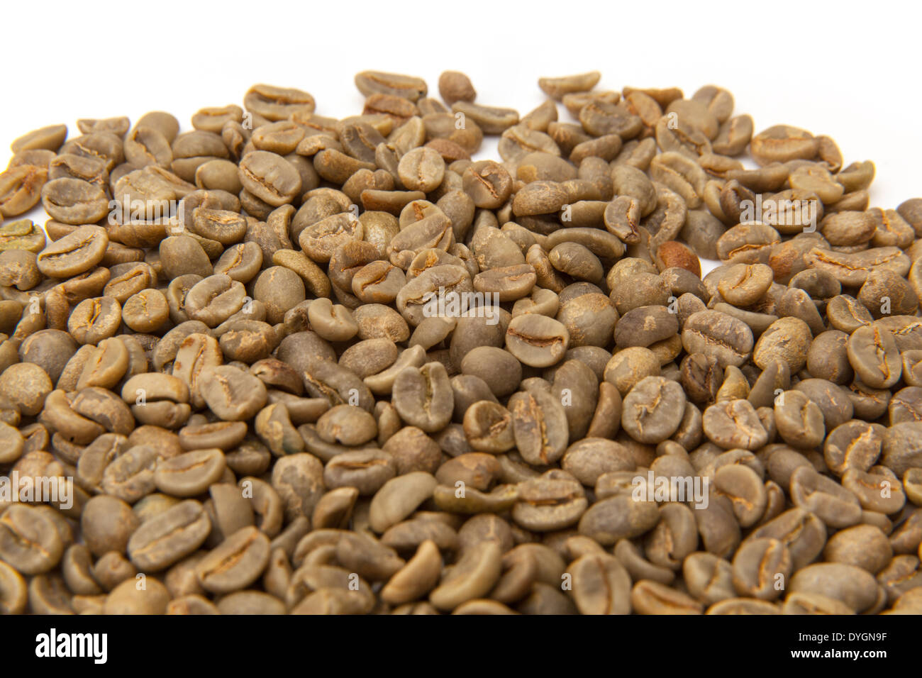 Green Arabica coffee beans Stock Photo Alamy