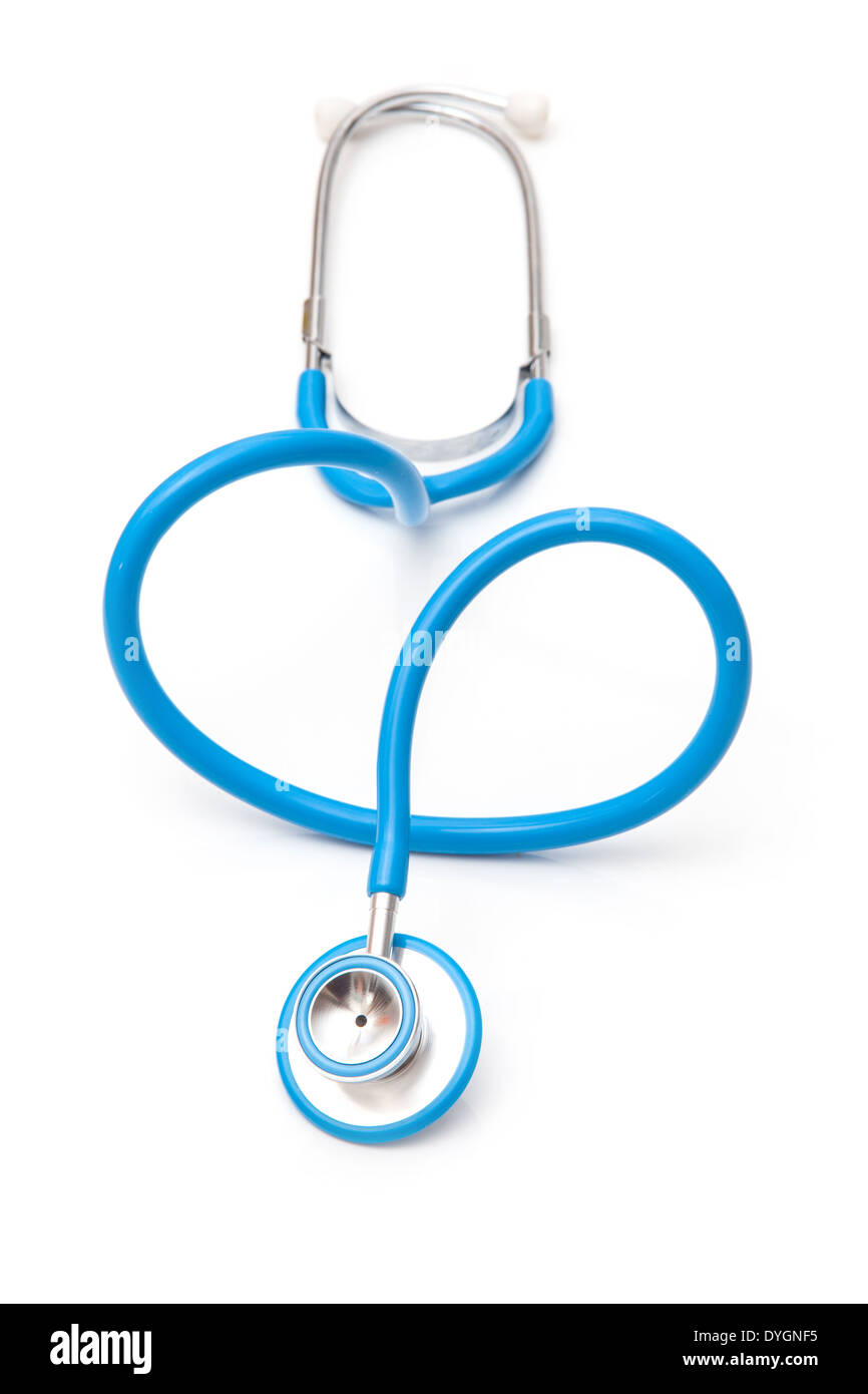 Medical stethoscope isolated on a white studio background Stock Photo ...