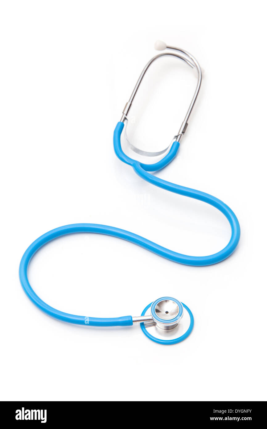 Medical stethoscope isolated on a white studio background Stock Photo ...