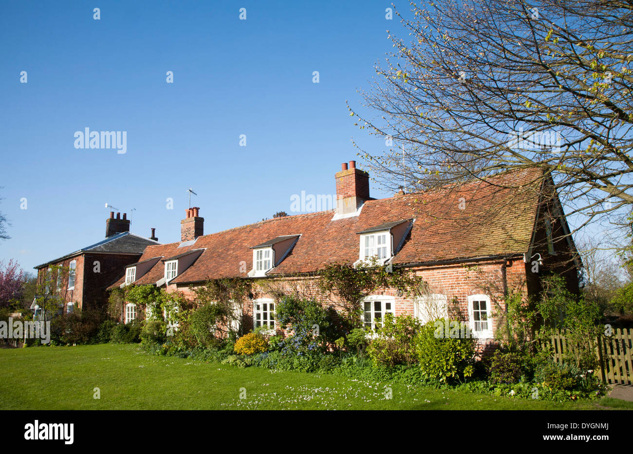 Pretty attractive traditional cottage at village of Orford, Suffolk, England Stock Photo