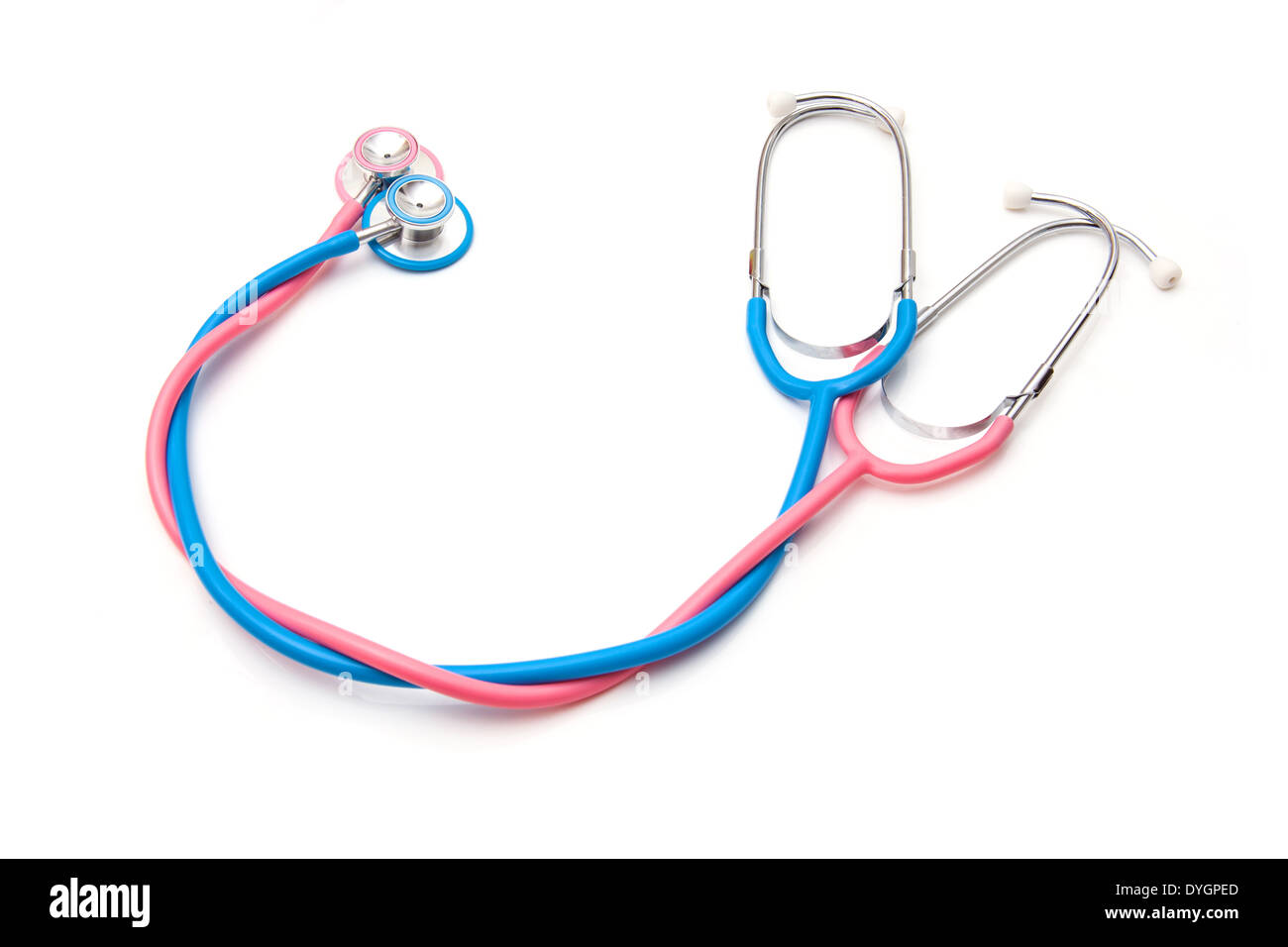 Medical stethoscopes isolated on a white studio background Stock Photo ...